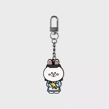 Line Friends Cony Tourist Metal Keyring