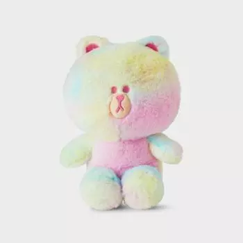 Line Friends Цвет Цвет Коричневый Многоцветная Маленькая Сидящая Кукла