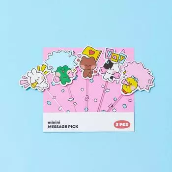 Line Friends Field Day Mini Ni Message Pick