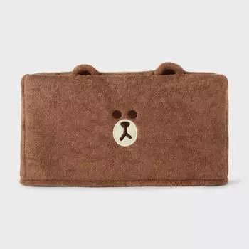 Line Friends Коричневый чехол для салфеток