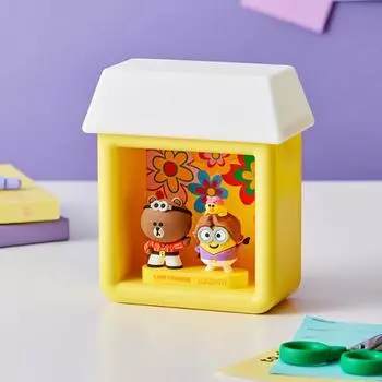 Line Friends l Миньоны Браун и Боб Хаус, фигурки, настроение и т. д.
