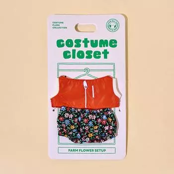 Line Friends Мини-колено Palm Closet Цветочные брюки Настройка