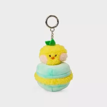 Line Friends Mini Mini Salini Bakery Lemon Macaron Doll Keyring