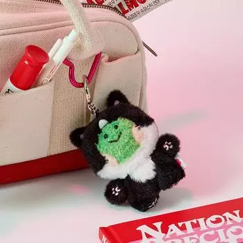 Line Friends Mini Mininie Catnini Lenini Doll Keyring