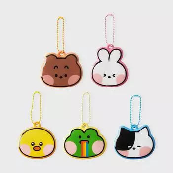 Line Friends Minini Random Name Tag Keyring