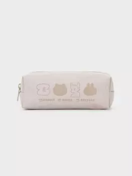 Line Friends Project 1907 Brown on Green Oyster Pencil Case