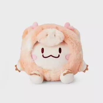 Line Friends Ruru Новая кукла с ушками Дракона Дракона, средняя кукла для сидения