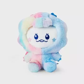 Line Friends SOM Новогодний дракон среднего размера, сидящая кукла