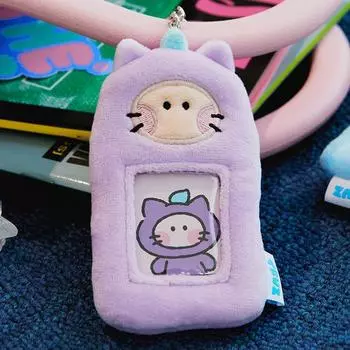 LINE FRIENDS Брелок-держатель для фото в виде куклы TRUZ CHILLI Minini