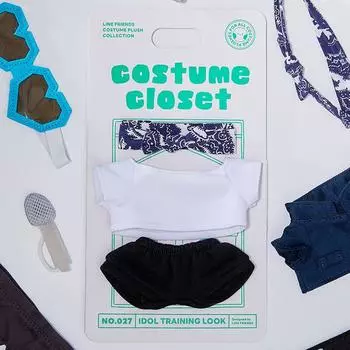 Line Friends TRUZ Minini Idol Closet Practice Room Look