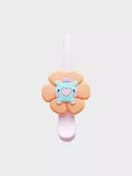 LINE FRIENDS Заколка для волос BT21 MANG Minini Happy Flower