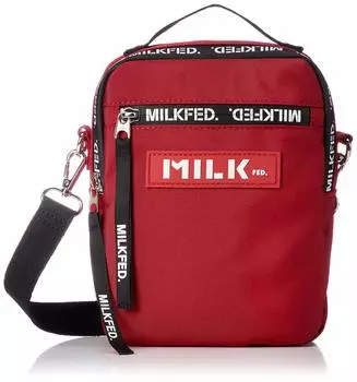 LINE LOGO SHOULDER BAG 03194043 Red [Milkfed]