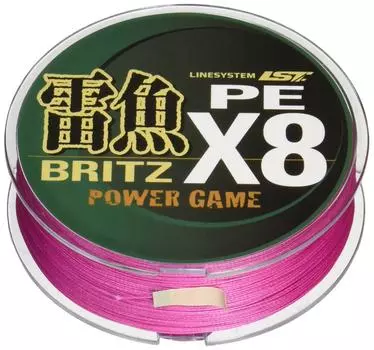 LINE SYSTEM LINE BRITZ PE X8 Pink 60LB L2260B розовый