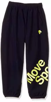 Lined Mesh Wind Long Pants MOVE SPORT Water Repellent Windproof Descente DMJPJG30 Boys NV 130 [Move Sports]