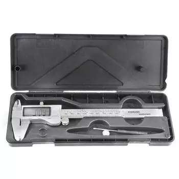 Линейка 0,01 мм, микрометр, измерительный инструмент, высокоточный 6-дюймовый штангенциркуль, штангенциркуль 150 мм, электронный цифровой дисплей, штангенциркуль