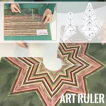 Линейка Arts 22,5° Шаблон Arts 22,5 Угловая линейка Акриловая линейка Arts A