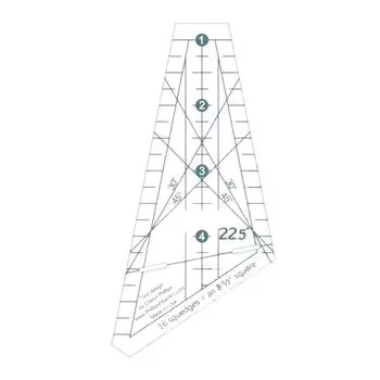 Линейка Arts 22,5° Шаблон Arts 22,5 Угловая линейка Акриловая линейка Arts A