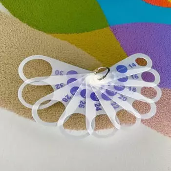 Линейка для измерения диаметра фруктов Измерение черники Компактная Практичная Профессиональная Фрукты белый