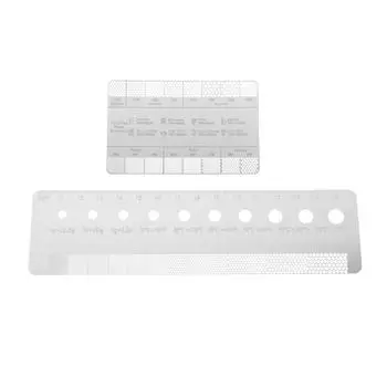 Линейка для измерения кофейной гущи, размер зеленых зерен для приготовления кофе