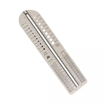 Линейка для носков Блокировщик Многофункциональный блокировщик носков Калибр Вязаные носки Игла Инструмент Простой в использовании для шитья Вязание