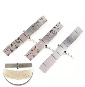 Линейка для позиционирования зубов, указатель положения зубного имплантата, автоклавируемый хирургический локатор позиционирования имплантата 1 piece Ruler A