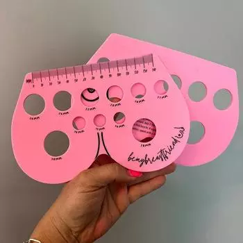 Линейка для сосков Christine Krahl Инструмент для измерения размера фланца Milk 20*12