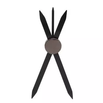 Линейка для трафаретов для бровей, черная, из нержавеющей стали, штангенциркуль для макияжа бровей, линейка для татуировки, косметика