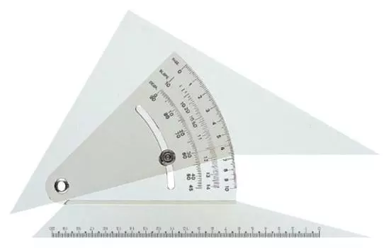 Линейка градиентная точная Uchida 22 см 013-0003 серый