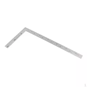 Линейка из нержавеющей стали, квадратный угол 90 градусов, метрическая 25x50cm