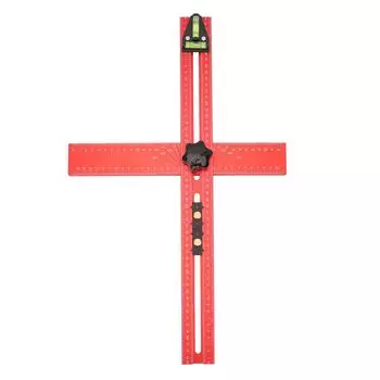 Линейка позиционирования сверления 2 в 1 45° и 90° Локатор для сверления отверстий в дереве