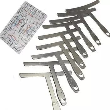 Линейка высоты струны гитары Т-образные линейки для гитары из нержавеющей стали