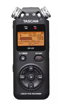 Линейный PCM-рекордер TASCAM Black DR-05 чёрный