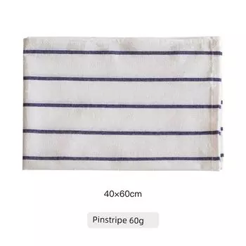 Linen Gingham Placemat Insulation Plate Pure Cotton Table Cloth Placemat for Western Food Napkin Placemat Posing and Photograph Background Fabric Pinstripe 40*60cm