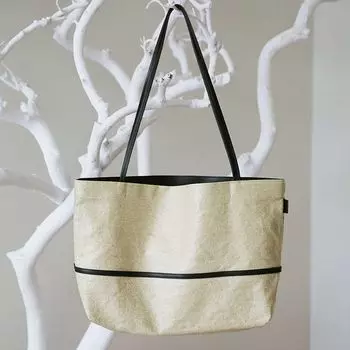 Linen Tote Bag Women s 2025 New Japan fashion Idle Style Large Capacity Cotton and Linen Shoulder Bag Commuter Handbag Light Beige
