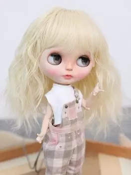 Linfairy дюймовый кукольный длинный парик локон 69 9-10 (Блондинка)