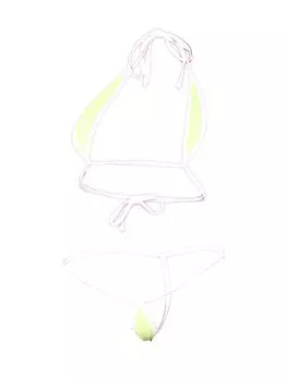 Lingerie Collection Micro Bikini Lime chu-U-chu (M-022)