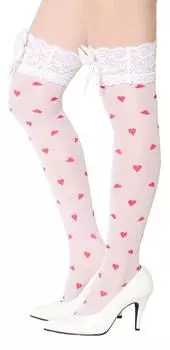 Lingerie Collection Sexy Stockings Heart Pattern (S-003)