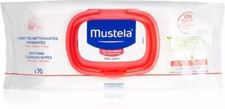 Lingettes Nettoyantes Apaisantes Pour Enfant TU прозрачный