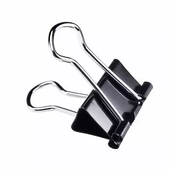 лингзалинг 19мм двойной зажим черный 40 шт.