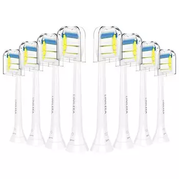 LINILEEA электрическая зубная щетка сменная щетка совместимая с Philips Sonicare совместимая щетка обычная (8 шт.)