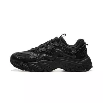 LiNing Cat Paw Lite 2 модные трендовые амортизирующие износостойкие низкие повседневные туфли мужские повседневные туфли черные AGCU449-4 39