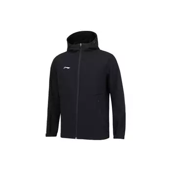 Подкладка с логотипом и флисовой подкладкой, теплая мужская куртка с капюшоном, черная AFDSC13-1 L