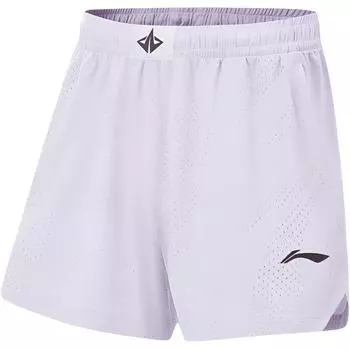 LiNing Профессиональная баскетбольная серия Спортивные простые однотонные удобные универсальные эластичные шорты с принтом Повседневные мужские шорты AAPV067-3 M