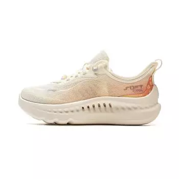LiNing Soft Cool 2 Удобные Дышащие Легкие Повседневные Кроссовки Женские Бежевый Оранжевый AGLV010-10 36