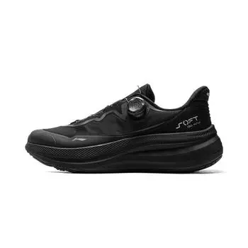 LiNing Soft Go Max 2 Retro Универсальные модные трендовые классические нескользящие износостойкие дышащие низкие повседневные туфли унисекс повседневные туфли черные AGLV001-2 39