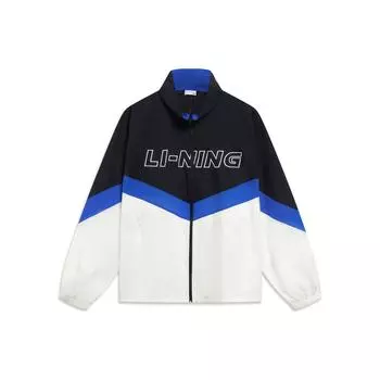 LiNing Sports Lifestyle Series Color Block Logo Letter Print Свободная повседневная одежда с защитой от солнца Одежда унисекс Off-White AJDT501-1 L