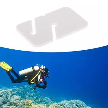 Линия для дайвинга в пещере, веревка с круговым маркером, портативная замена для дайвинга white