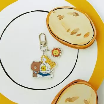 Линия друзей Браун и Салли Рисунок Мэри Акриловая обработка (Тип 1)