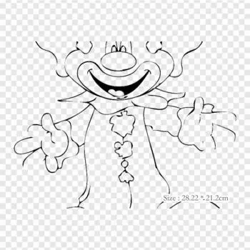 Линия искусства Джокер термопереносная печать виниловые нашивки наклейки для одежды DIY аппликации моющиеся нашивки