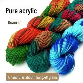 Линия обуви Fuyi Dyed Wool Acrylic Cotton для ручного ткачества 04
